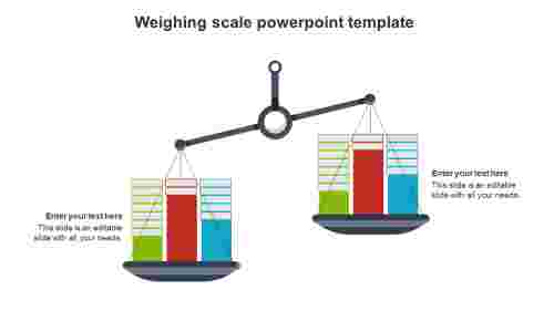 Incredible Weighing Scale PowerPoint Template Free PPT