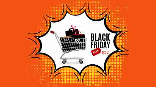 Awesome Offers For Black Friday PPT Template Design 
