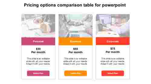 Awesome%20Pricing%20Options%20Comparison%20Table%20For%20PowerPoint