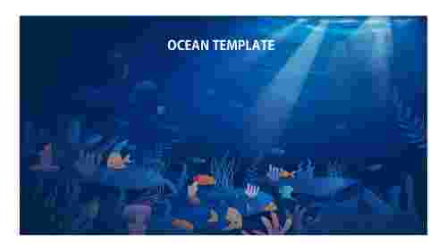 Innovative Ocean Template For PowerPoint Presentation