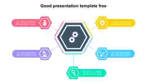 Good Presentation Templates Free Design-Five Node