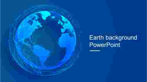 Excellent Earth Background for PowerPoint Slide
