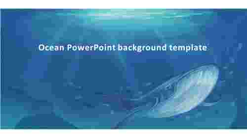Attractive Ocean PowerPoint Background Template Design