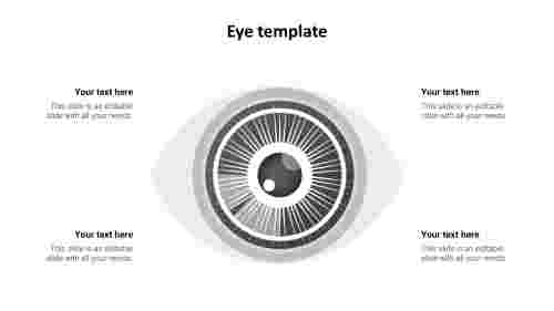 Attractive eye template With Four Nodes