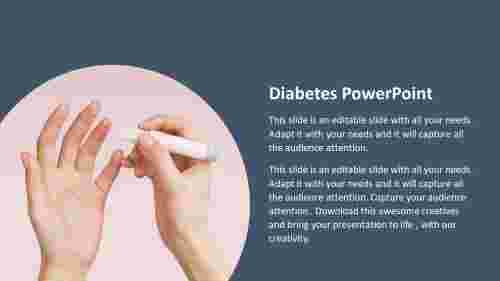Effective Diabetes PowerPoint Template Slides 