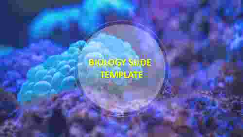 biology slide template model