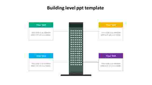 building level ppt template slide