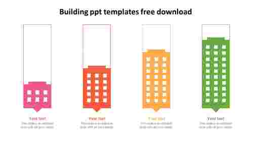 building ppt templates free download slide