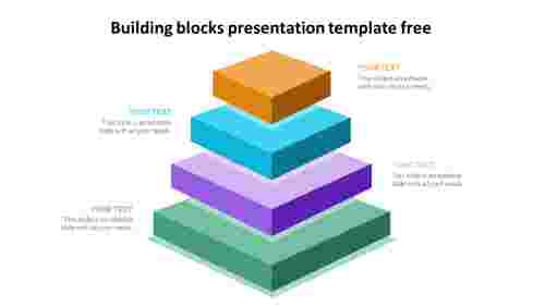 building blocks presentation template free slide