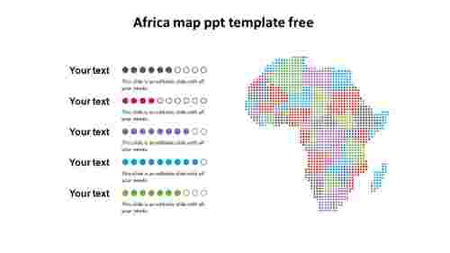 Innovative Africa Map PPT Template Free Slide Design
