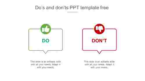 Do%20And%20Don't%20PowerPoint%20Template%20Free%20Slide