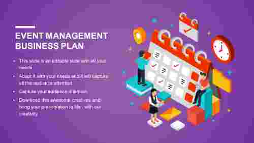 Event Management Business Plan Template Presentation