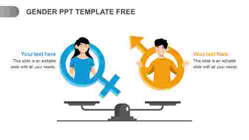 Gender PPT Template Free Slides For Presentation