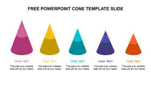 Free%20PowerPoint%20Cone%20Template%20Slide