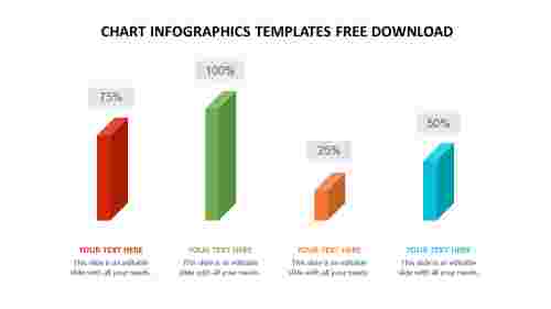 3D Model Chart Infographics Templates Free Download 