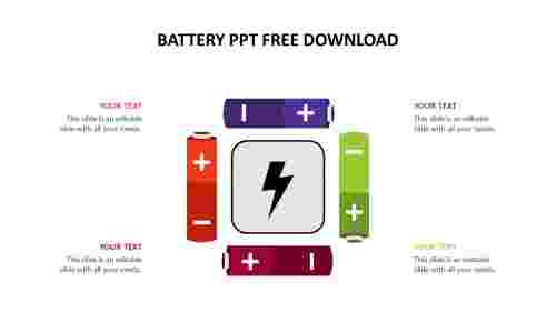battery ppt free download design