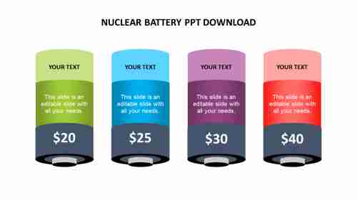 nuclear battery ppt download slide With four Nodes