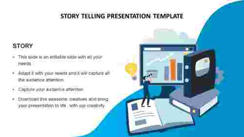 Story Telling Presentation Template PowerPoint PPT Slides