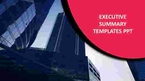 Use executive summary templates ppt