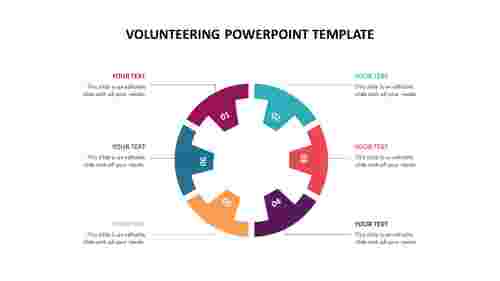 Amazing Volunteering PowerPoint Template Slide Design