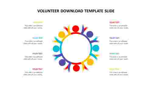 Model Volunteer download template slide