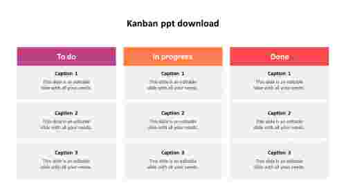 Model Kanban ppt download design