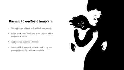 Creative Racism PowerPoint Template Presentation Design