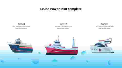 Attractive Cruise PowerPoint Template Presentation