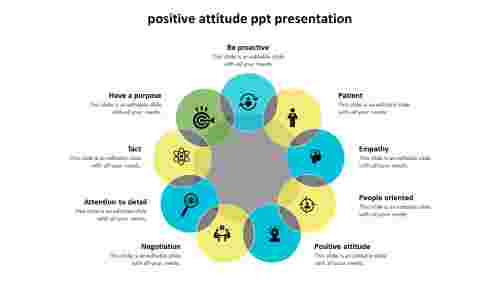 Multi-Color Positive Attitude PPT Presentation Template