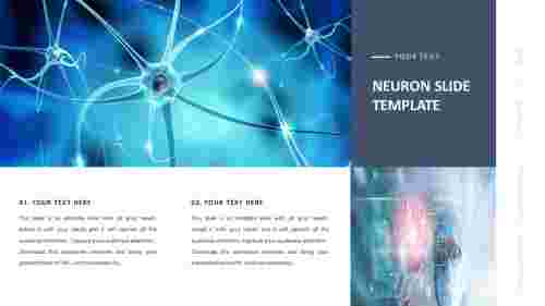 Creative Neuron Slide Template For Presentation Slides