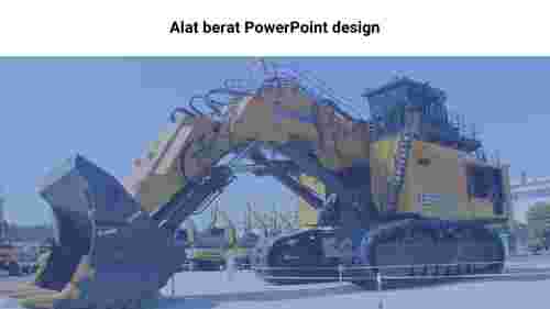 Alat Berat PowerPoint Design Title Slide