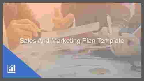 Title slide Sales And Marketing Plan Template PowerPoint Presentation