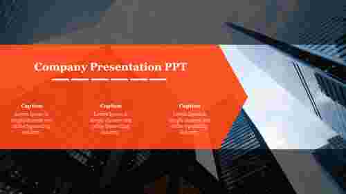 Editable Company Presentation PPT slide