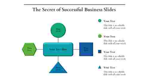 SuccessfulBusinessSlidesPowerPointTemplateWithBasicShapes