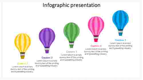 infographic presentation parachute