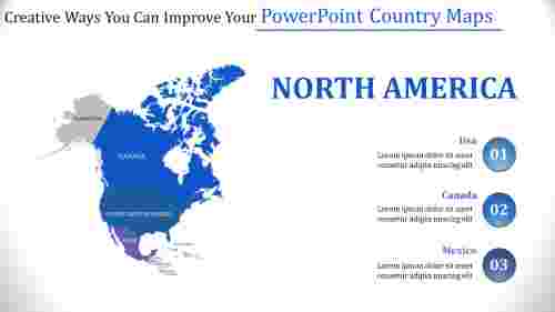 Instant%20Download%20PowerPoint%20Country%20Maps-North%20America