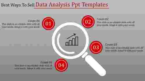 Editable Data Analysis PowerPoint Templates Slide Design
