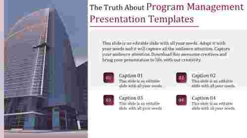 Program Management Presentation Template Designs
