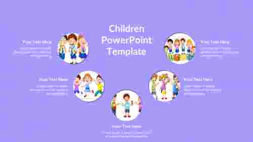Download Unlimited Children PowerPoint Template Slides