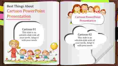 Artistic Cartoon PowerPoint Presentation Template