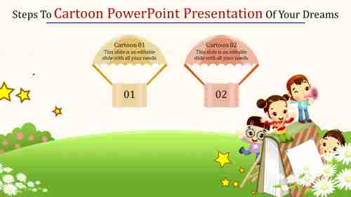 Make Use Of Our Cartoon PowerPoint Presentation Template