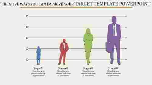 Process Target Template PowerPoint For Presentation