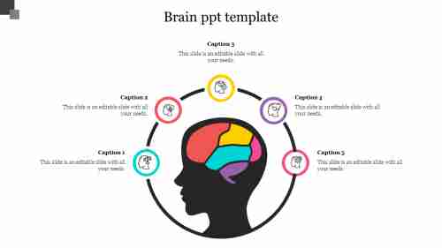 Attractive Brain PPT Presentation Template