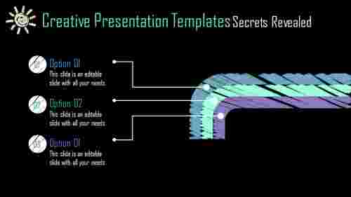 Effective And Creative Presentation Templates-Three Node