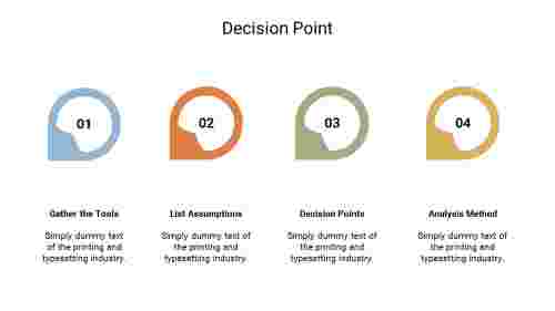 Editable Decision Point PPT Slide Presentation Slides