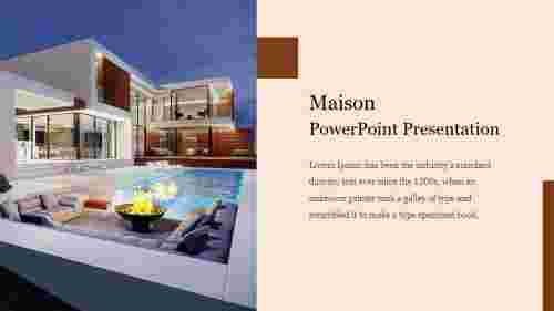 Attractive Maison PowerPoint Presentation Template