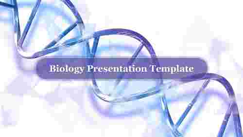 Attractive Biology Presentation Template Slide