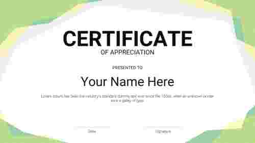 Try Certificate Of Participation Template PPT Free Download For Certificate Of Participation Template Ppt