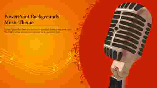 Innovative PowerPoint Backgrounds Music Theme