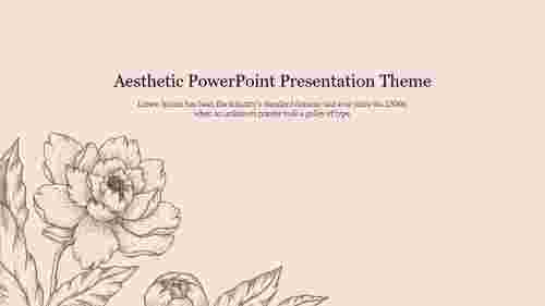 Creative Aesthetic PowerPoint Presentation Theme Template